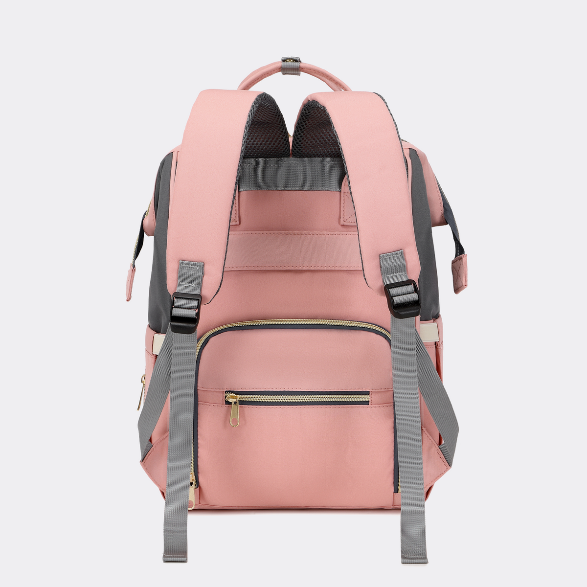 Pink & Grey Diaper Bag Set — MAJ133