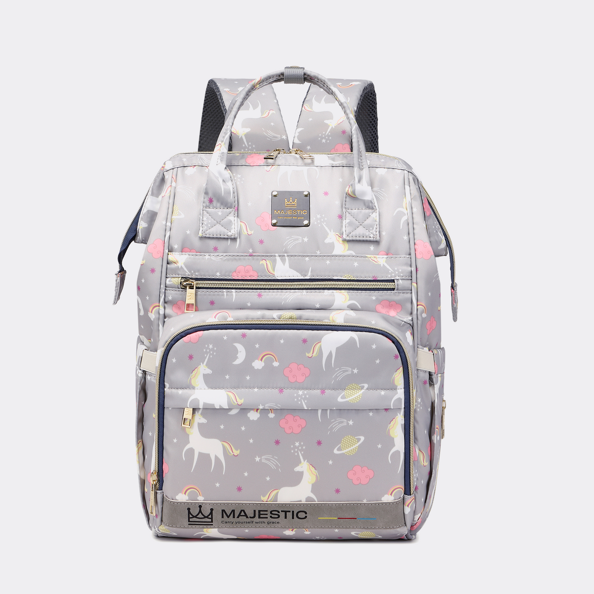 Grey Unicorn Diaper Bag — MAJ138