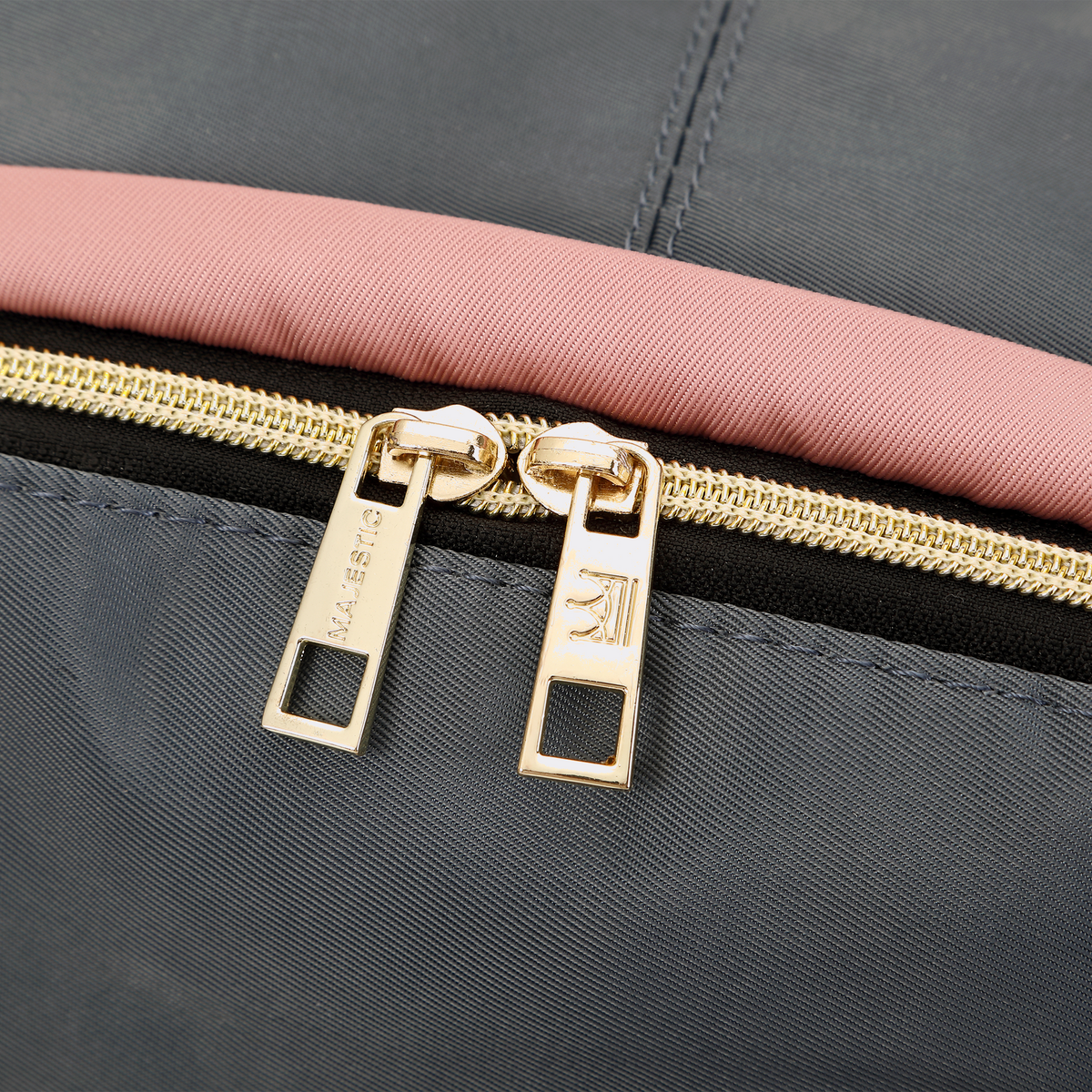 Pink & Grey Diaper Bag — MAJ140
