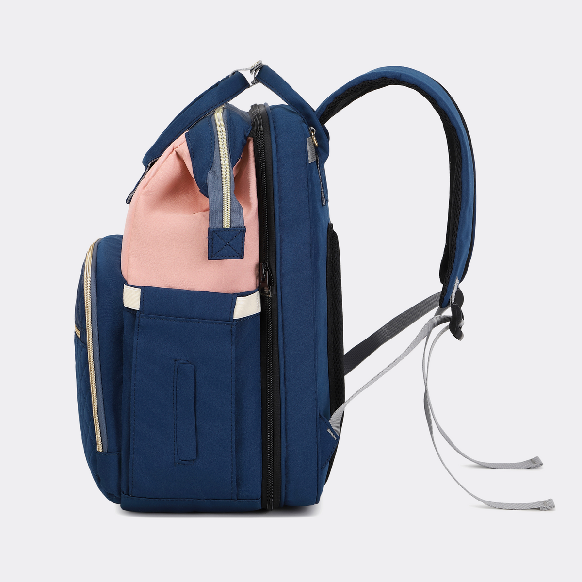 Blue Pink Diaper Bag Backpack — MAJ136