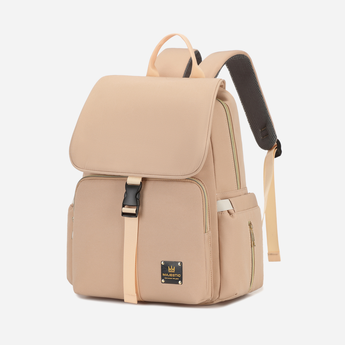 Beige Diaper Duffle Bag — MAJ145
