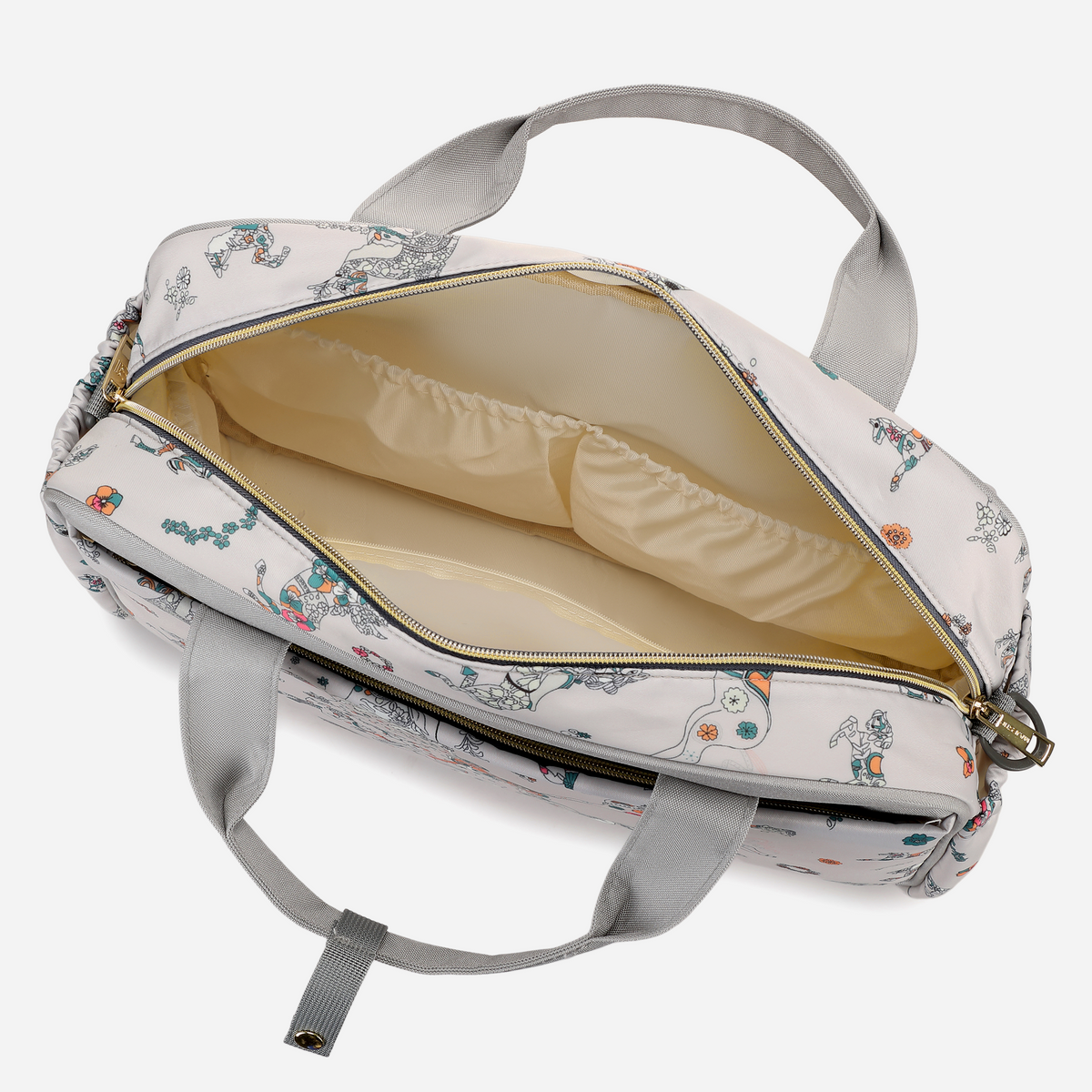 Grey Diaper Duffle Bag — MAJ146