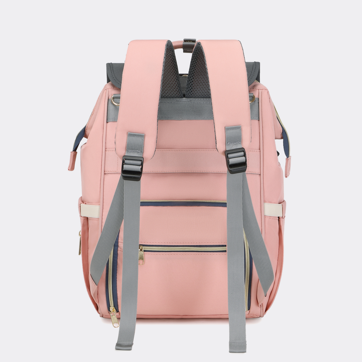 Pink & Grey Diaper Bag — MAJ135