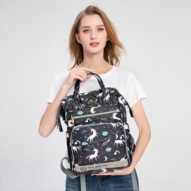 Grey Unicorn Diaper Bag — MAJ138