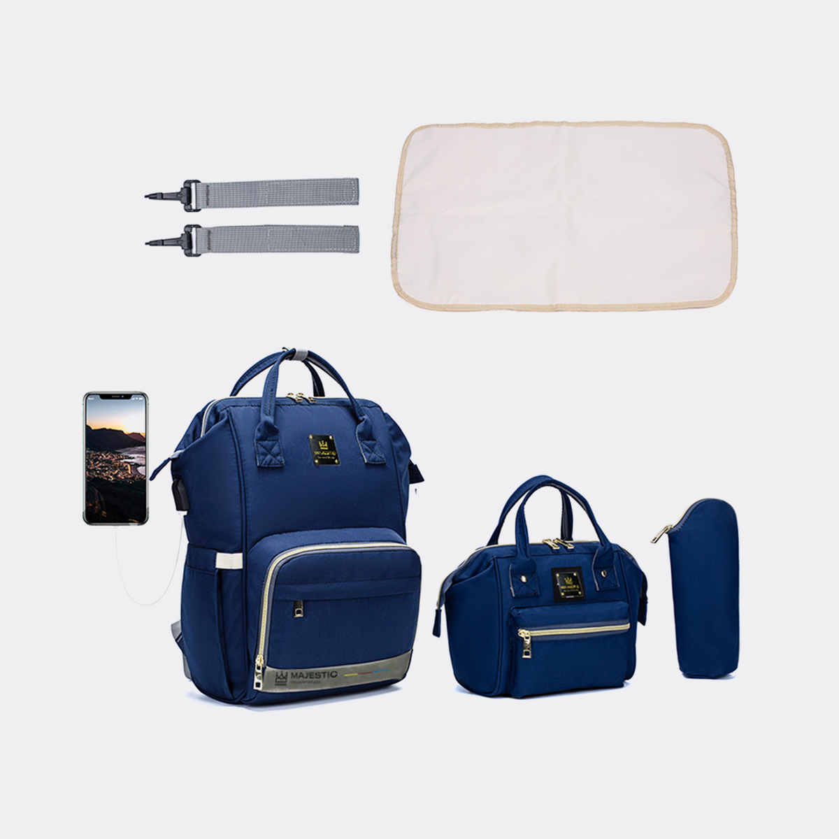 MAJ 133 Set Navy Blue