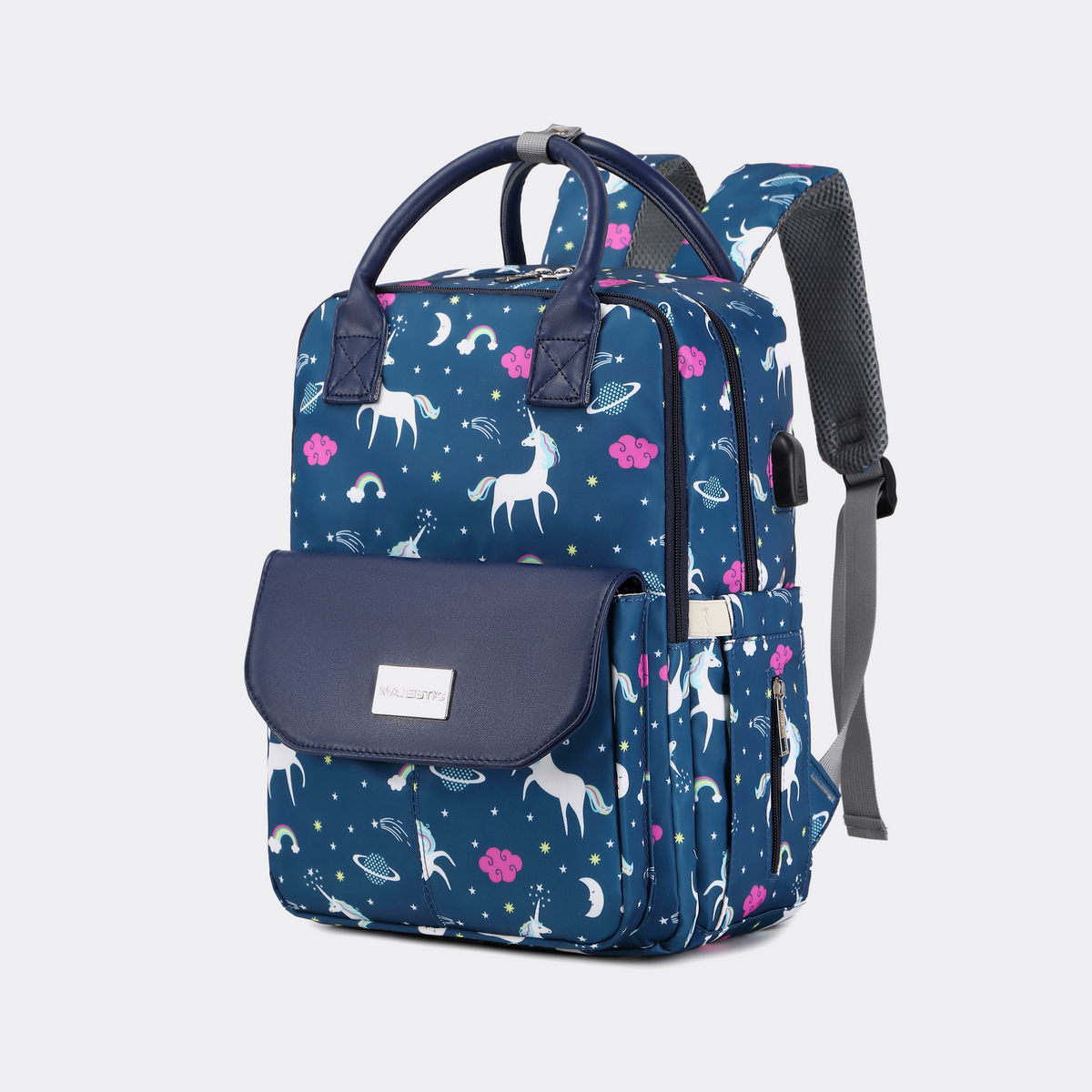 Blue Unicorn Diaper Bag — MAJ141