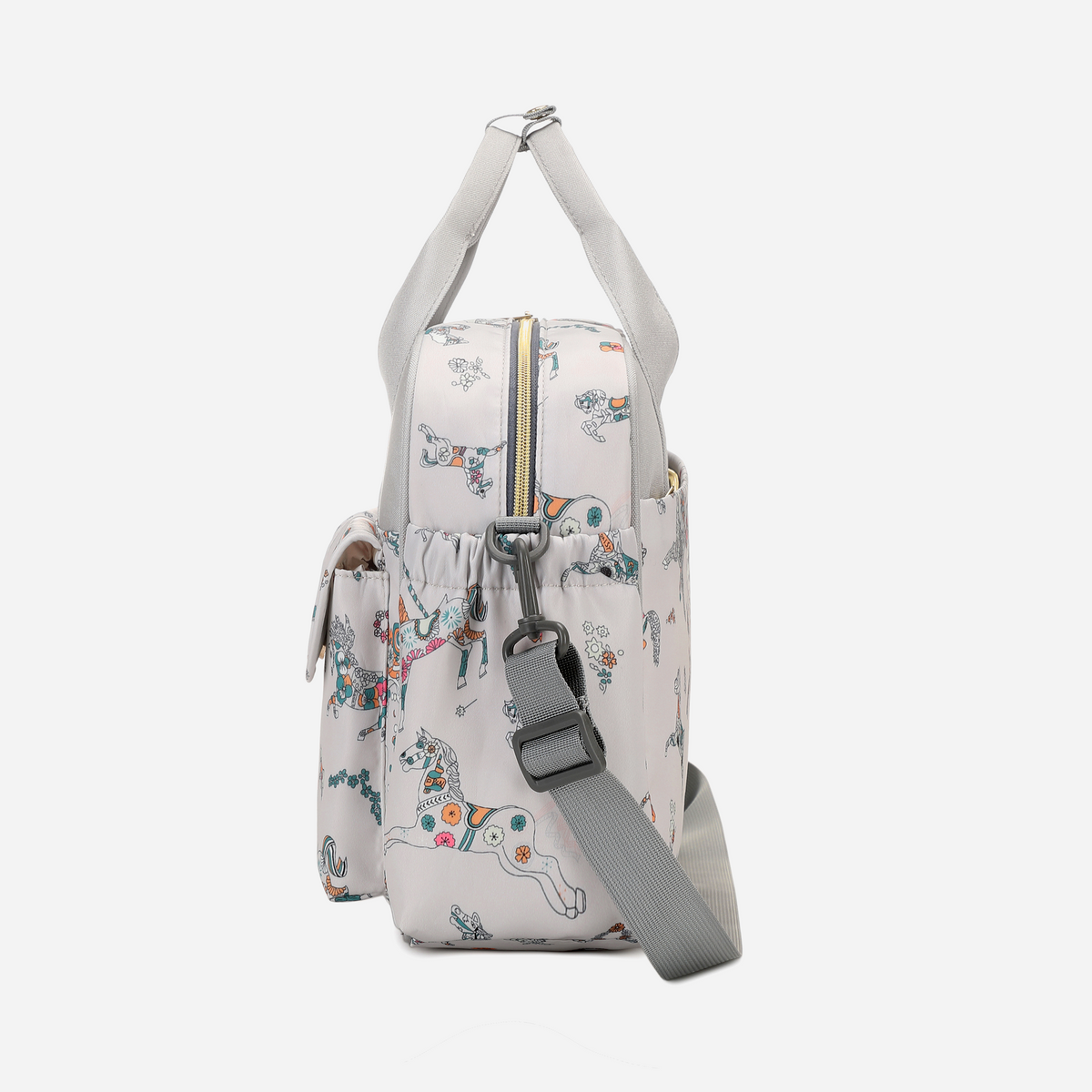 Grey Diaper Duffle Bag — MAJ146