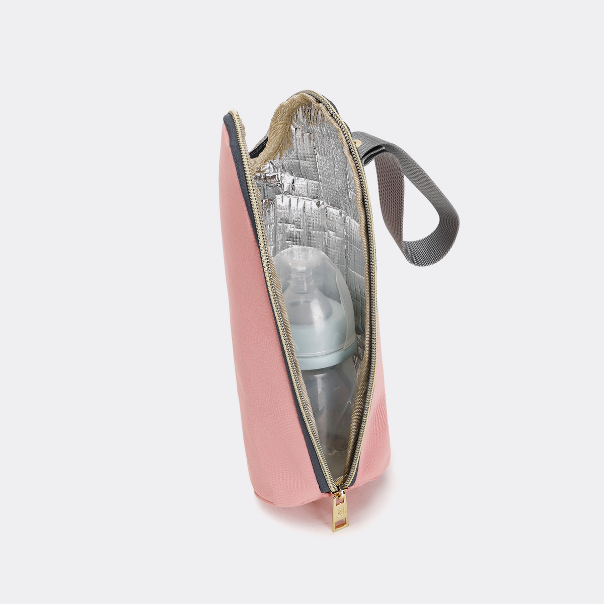 Pink & Grey Diaper Bag Set — MAJ133