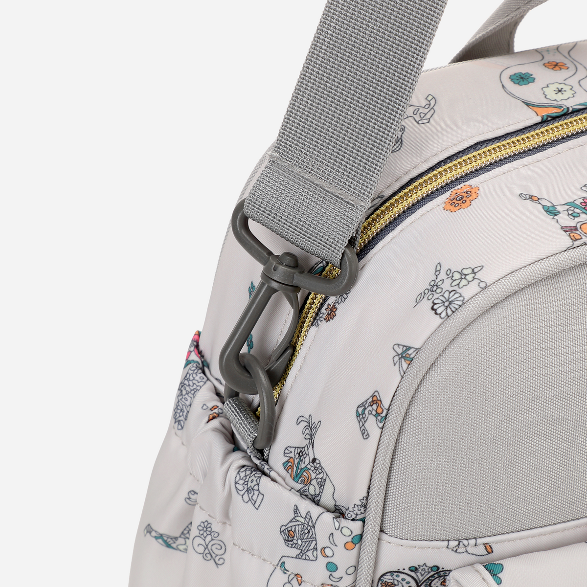 Grey Diaper Duffle Bag — MAJ146