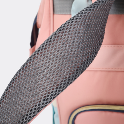Pink & Sky Blue Diaper Bag — MAJ139