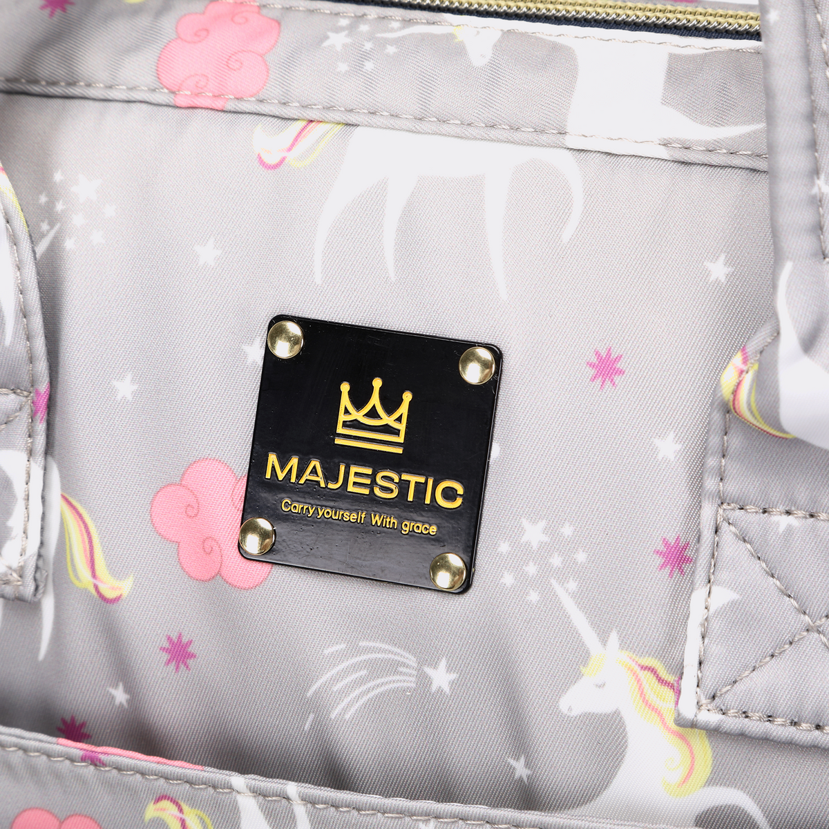 Grey Unicorn Diaper Bag — MAJ138