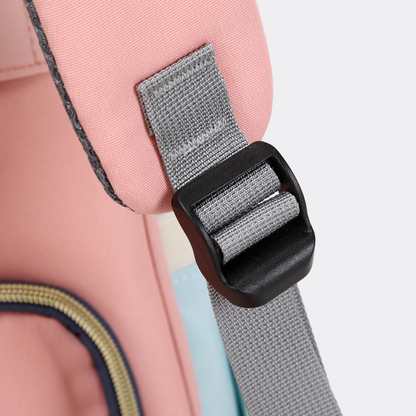 Pink & Sky Blue Diaper Bag — MAJ139