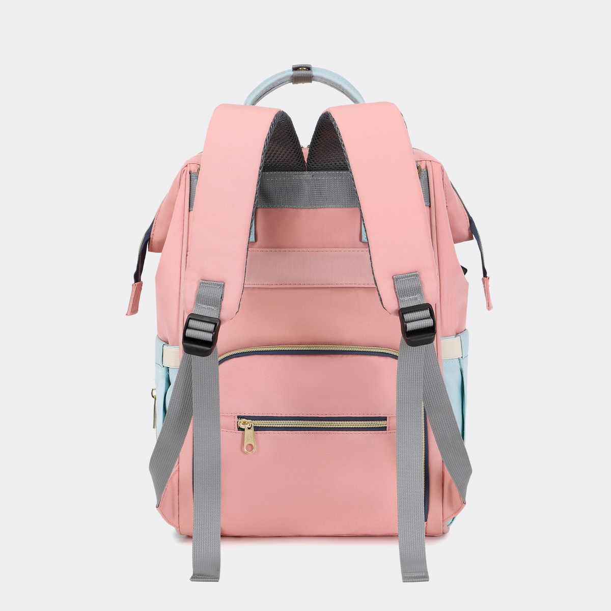 Pink & Sky Blue Diaper Bag — MAJ139