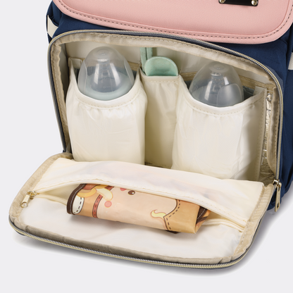 Blue Pink Diaper Bag Backpack — MAJ136
