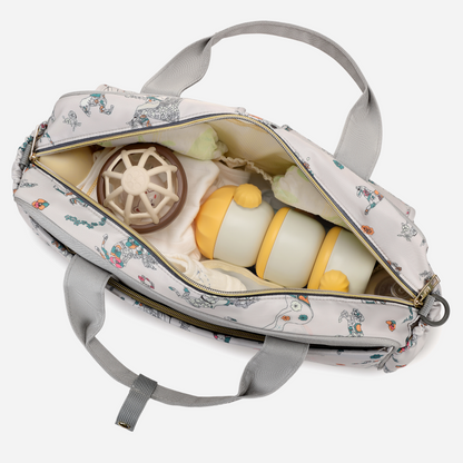 Grey Diaper Duffle Bag — MAJ146