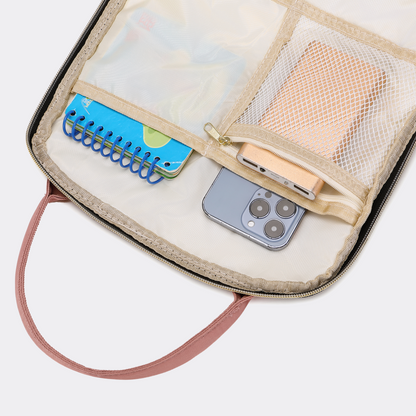 Pink & Grey Diaper Bag — MAJ140