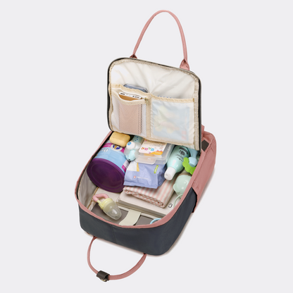 Pink & Grey Diaper Bag — MAJ140
