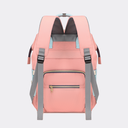 Pink & Sky Blue Diaper Bag — MAJ134