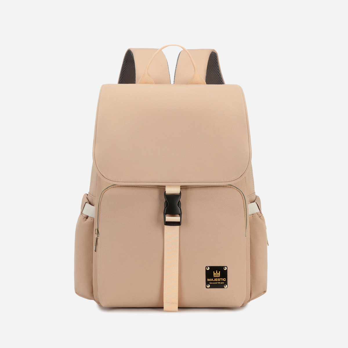 Beige Diaper Duffle Bag — MAJ145