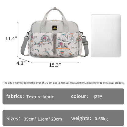 Grey Diaper Duffle Bag — MAJ146