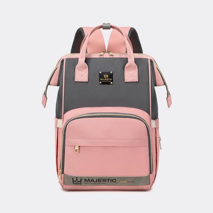 Pink & Grey Diaper Bag Set — MAJ133