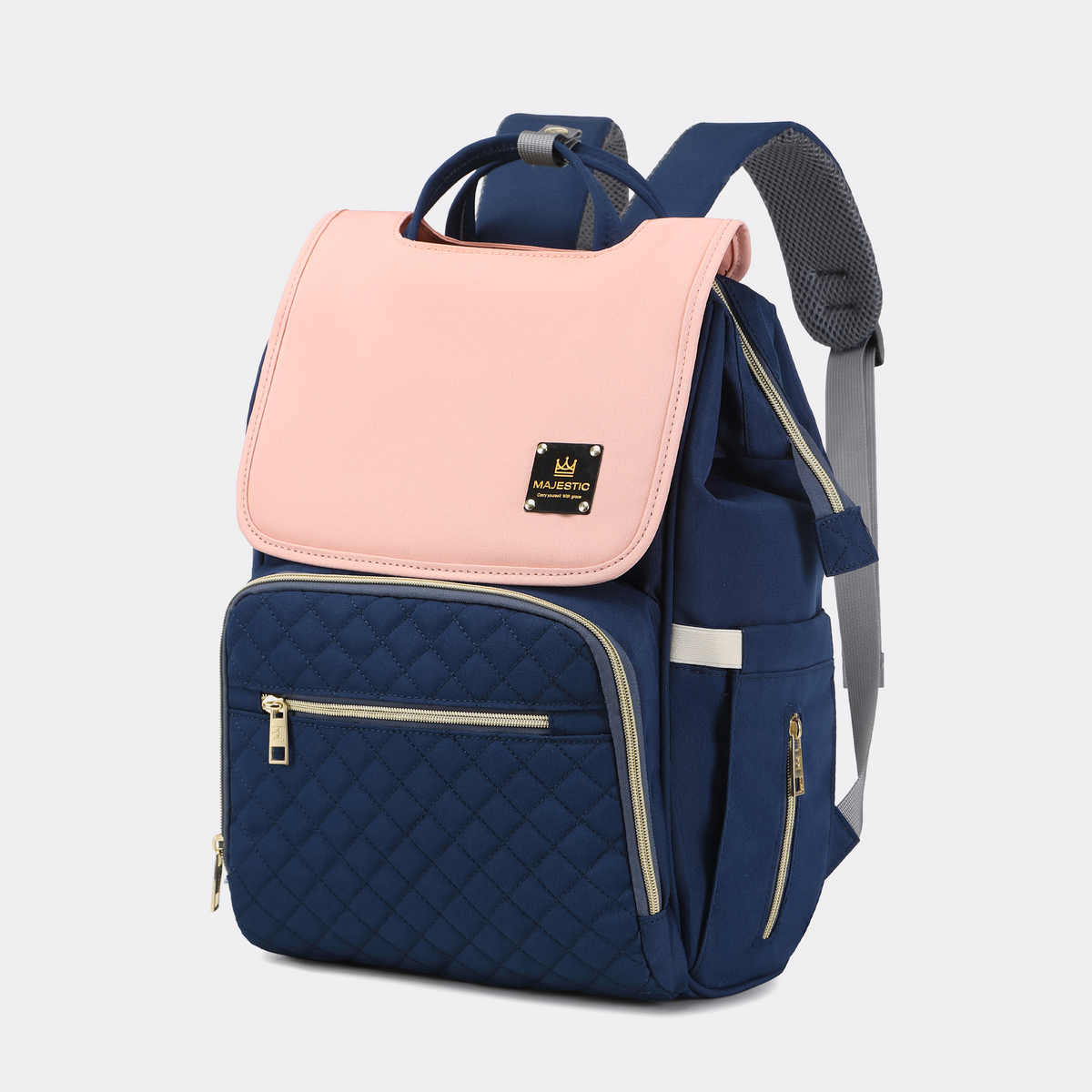 Pink & Blue Diaper Bag — MAJ135