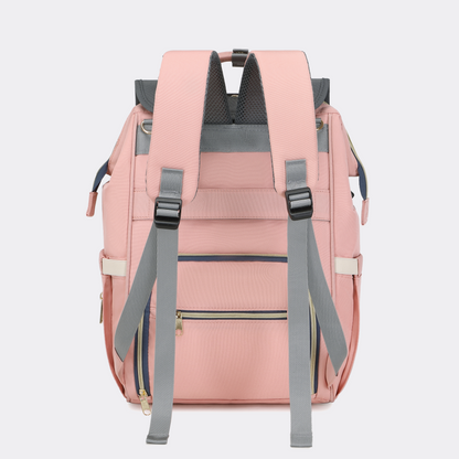Pink & Grey Diaper Bag — MAJ135