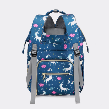 Blue Unicorn Diaper Bag Set — MAJ133