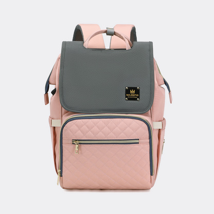 Pink & Grey Diaper Bag — MAJ135