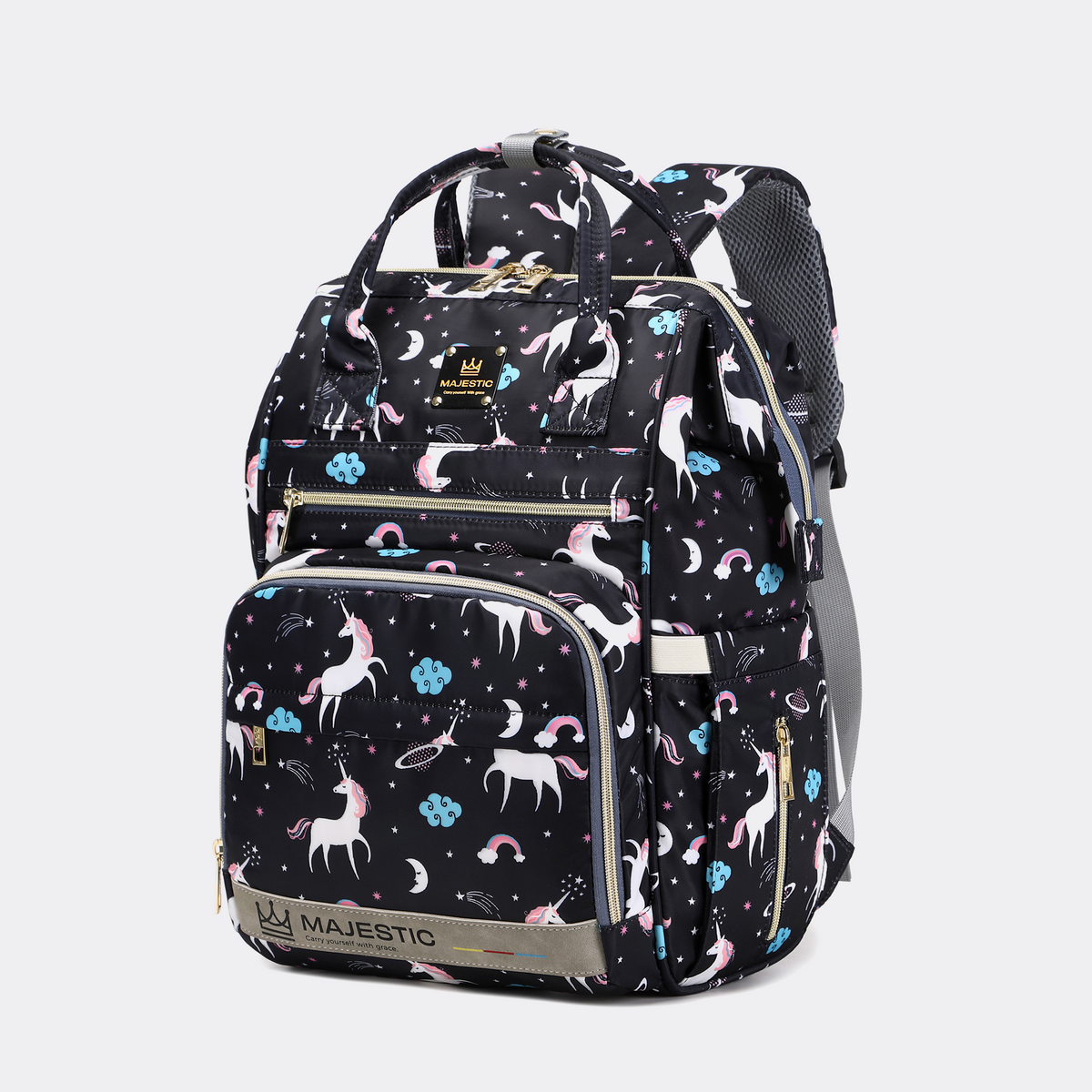 Black Unicorn Diaper Bag — MAJ138