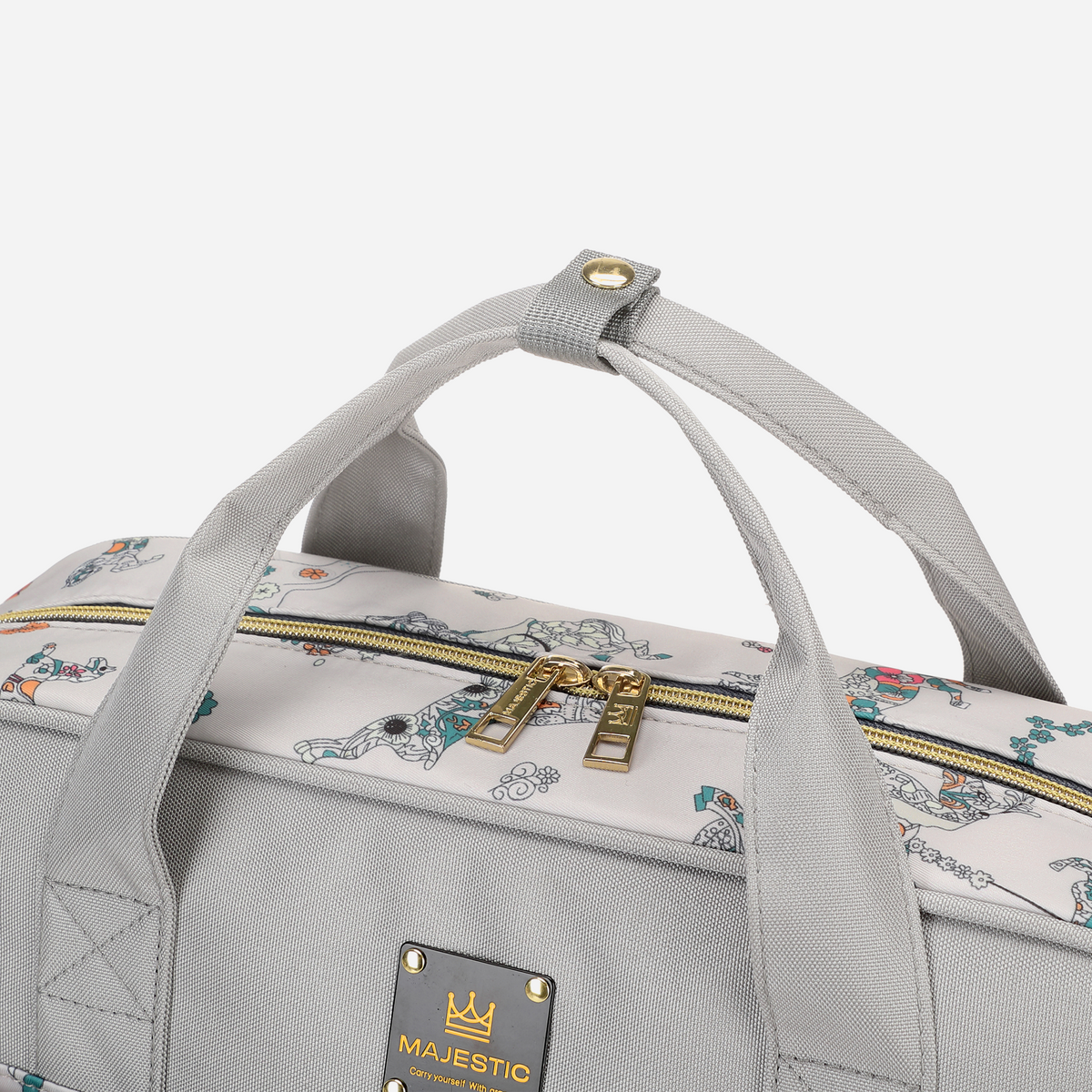 Grey Diaper Duffle Bag — MAJ146