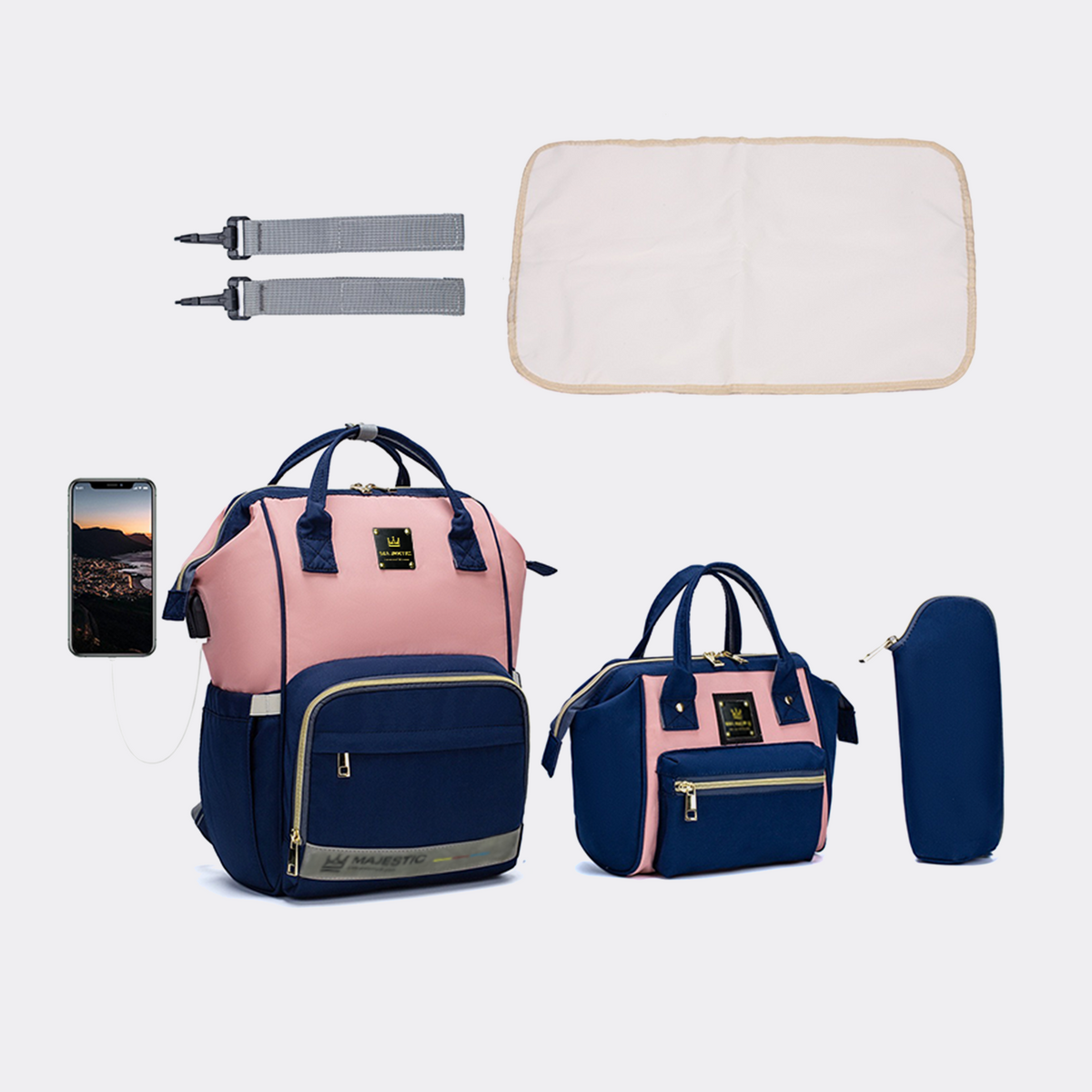 MAJ 133 Set Pink-Blue