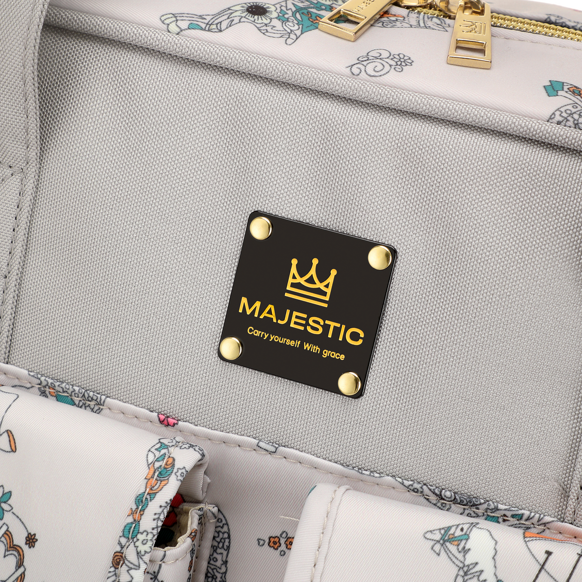 Grey Diaper Duffle Bag — MAJ146