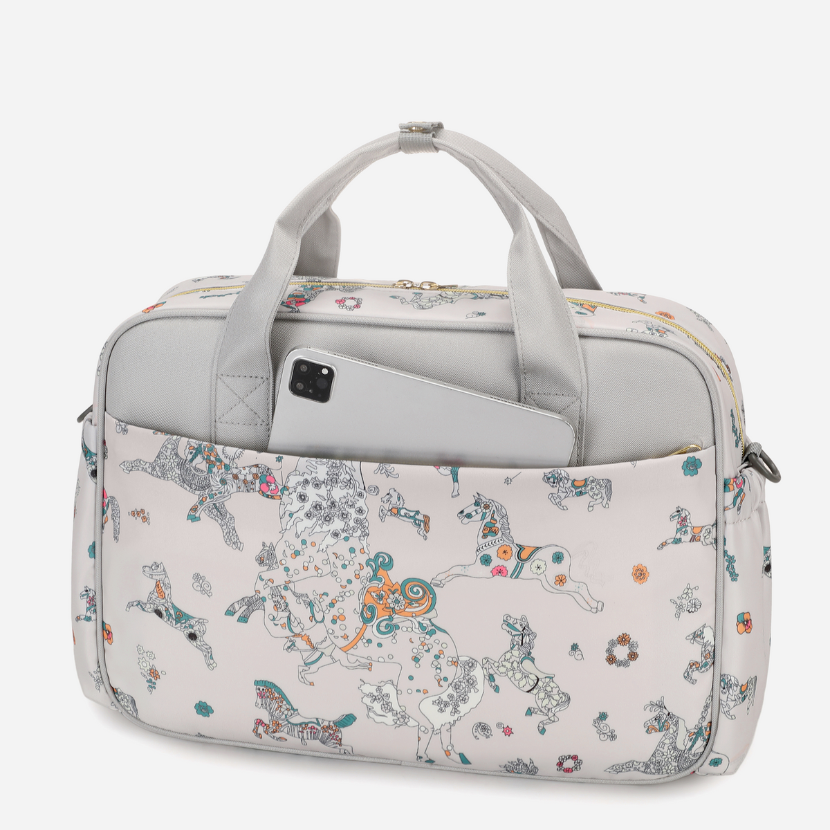 Grey Diaper Duffle Bag — MAJ146