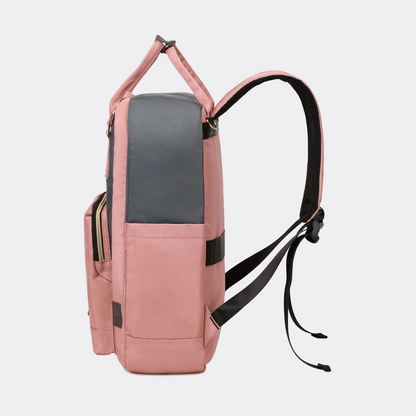 Pink & Grey Diaper Bag — MAJ140