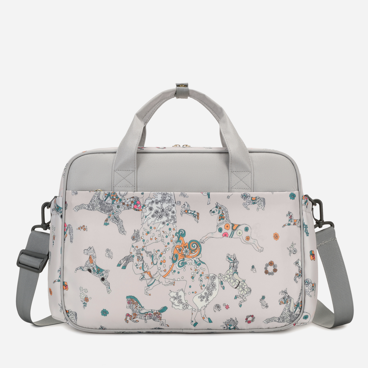 Grey Diaper Duffle Bag — MAJ146