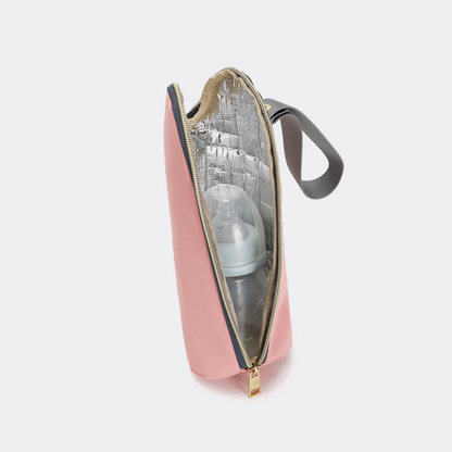 Pink & Grey Diaper Bag Set — MAJ133