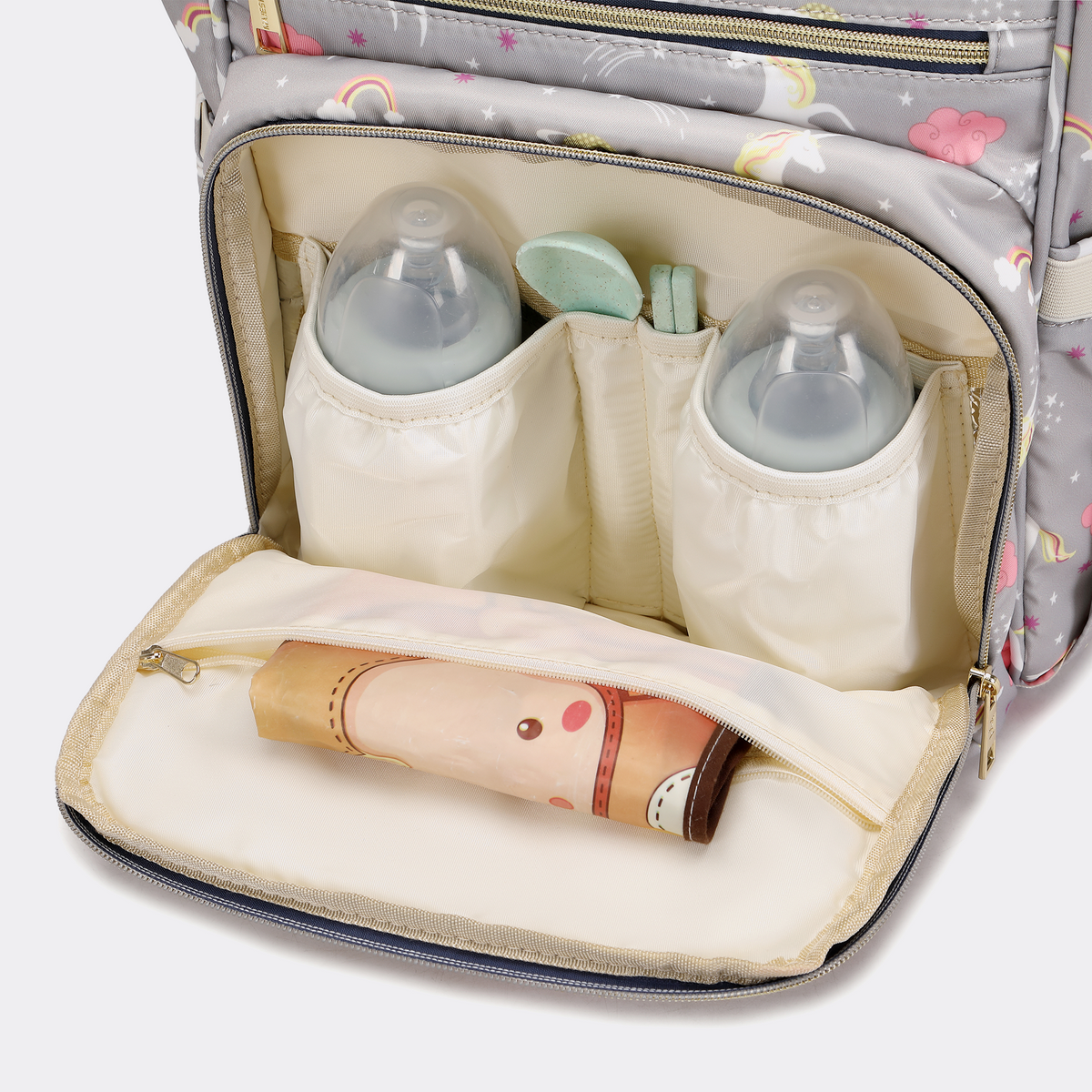 Grey Unicorn Diaper Bag — MAJ138