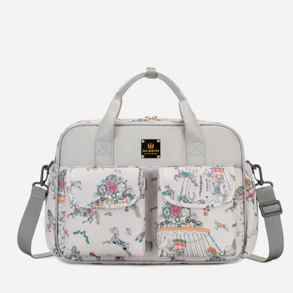Grey Diaper Duffle Bag — MAJ146